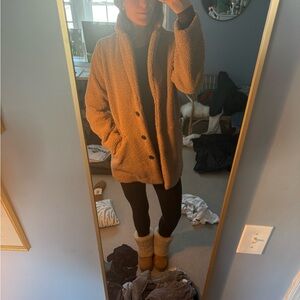 Cozy Tan Teddy Jacket